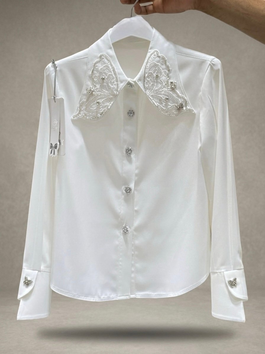 Chemise Fille en Tissu Jessica Dubai ✨